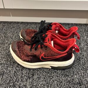 Nike Kids Red and Black Athletic Sneakers